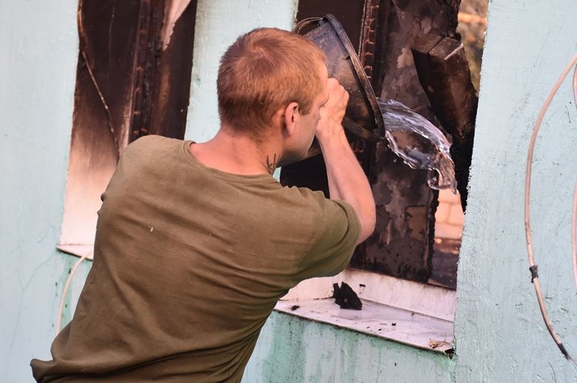ÐСУ ÑÑÑили гоÑÑÑее Ñело на ÐонбаÑÑе. Ðдин военнÑй полÑÑил ÑÑжелÑе ожоги