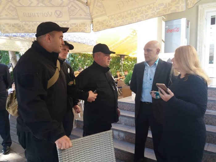 Ð’ Украине облили зеленкой извеÑтного фаната