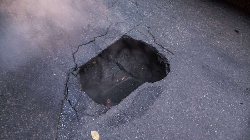 Ðа дороге образовалÑÑ Ð¿Ñ€Ð¾Ð²Ð°Ð»