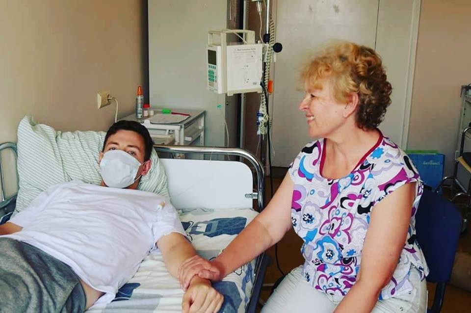 Людмила с сыном