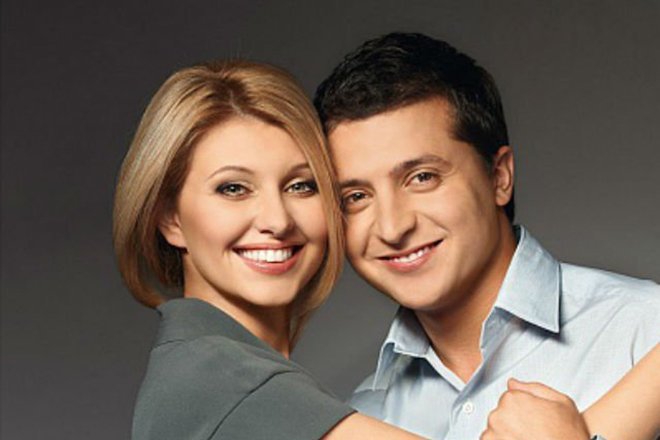 Владимир ЗеленÑкий Ñ Ð¶ÐµÐ½Ð¾Ð¹ Еленой