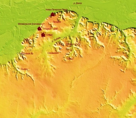 ÐеоÑгий ÐÑÑовÑкий пеÑвÑм замеÑил, ÑÑо Ñ Ð²ÑÑоÑÑ Ð¿ÑиÑÑего полеÑа ÑлиÑÑ Ðиева напоминаÑÑ ÑеловеÑеÑкое лиÑо