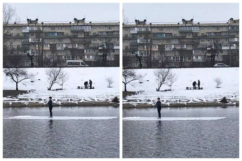 ÐÐ° Ð ÑƒÑÐ°Ð½Ð¾Ð²ÐºÐµ Ð¼ÐµÑÑ‚Ð½Ñ‹Ðµ Ð¶Ð¸Ñ‚ÐµÐ»Ð¸ Ð¾Ð±Ð½Ð°Ñ€ÑƒÐ¶Ð¸Ð»Ð¸ Ð¼Ð°Ð»ÑŒÑ‡Ð¸ÐºÐ°, ÐºÐ¾Ñ‚Ð¾Ñ€Ñ‹Ð¹ Ð¿Ð»Ð°Ð²Ð°Ð» Ð½Ð° Ð»ÑŒÐ´Ð¸Ð½Ðµ. Ð¤Ð¾Ñ‚Ð¾ Ð›ÐµÐ½Ð° Ð¢ÑƒÑ€Ð±Ð°Ð» dqxikeidqxiqqeant
