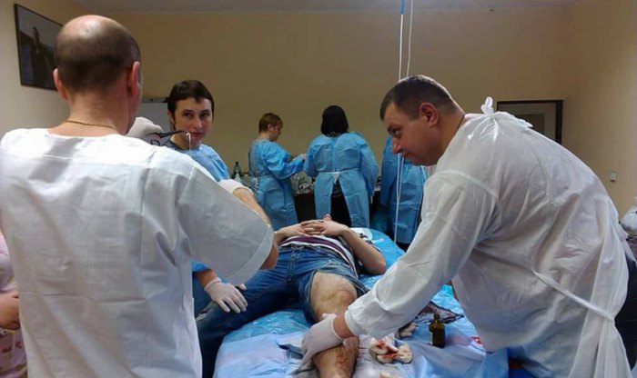 Підпільний госпіталь на Межигірській