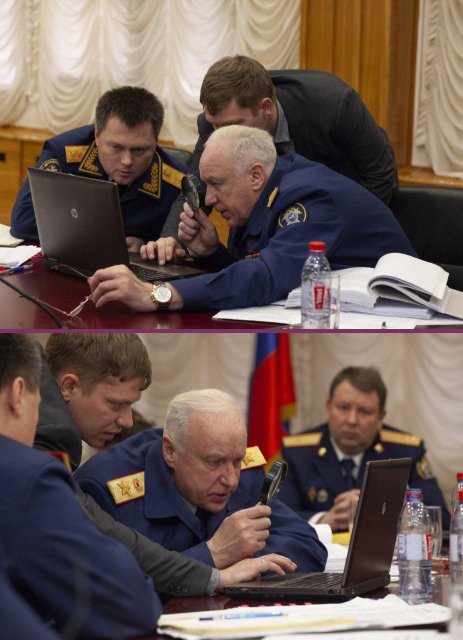 Следопыт: главарь Следственного комитета РФ смотрел на фото в ноуте с помощью лупы (ВИДЕО) - 176691 Следопыт: главарь Следственного комитета РФ смотрел на фото в ноуте с помощью лупы (ВИДЕО) - фото 176691 dqxikeidqxiqqeant