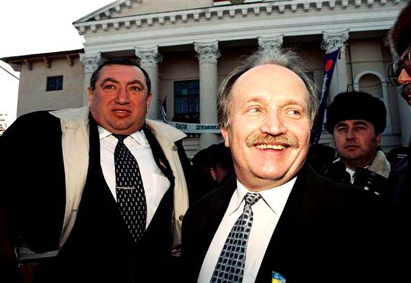 Мэр Одессы Эдуард Гурвиц и лидер РУХа Вячеслав Чорновил dqxikeidqxitkant