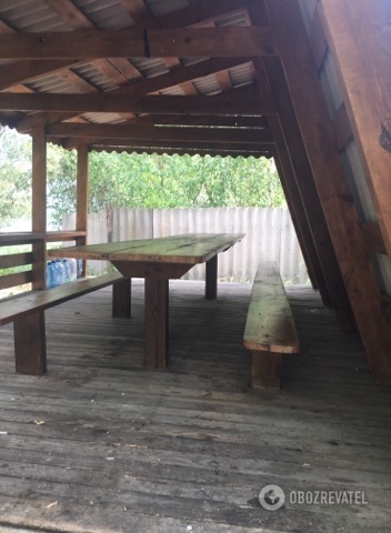 Беседка для пикников прокурорских сотрудников