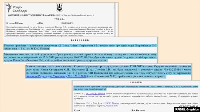 Один із скаржників на Окружний адмінсуд – гендиректор заводу «Маяк»
