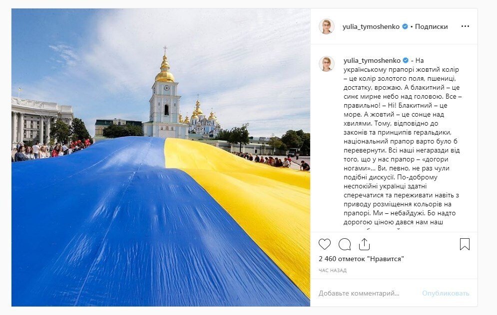 "Все наши проблемы из-за этого!" Тимошенко потребовала перевернуть флаг Украины dqxikeidqxitkant