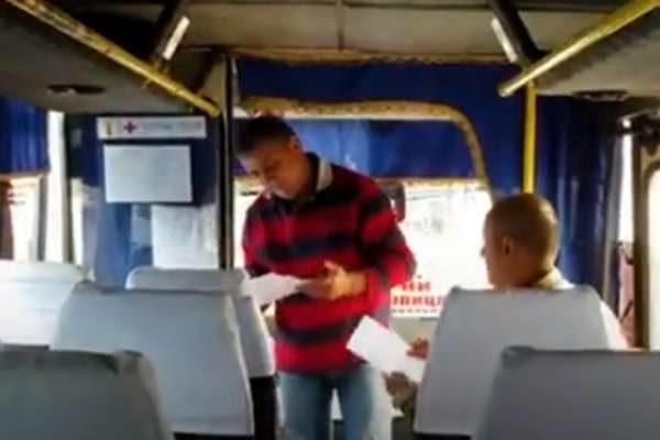 В Ривне проучили маршрутчиков, отказывающих участникам АТО dqxikeidqxitkant