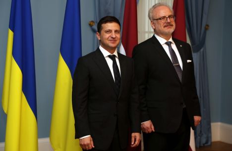 Владимир Зеленский и Эгил Левитс dqxikeidqxitkant