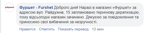 В Киеве "Фуршет" закрыл магазин из-за крысы: видео