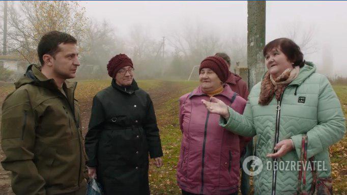 Владимир Зеленский в Золотом