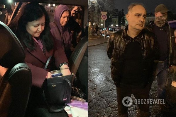 На фото подозреваемые Елена Паровая и Бачилава Гела Ович, которых задержали 7 ноября dqxikeidqxitkant