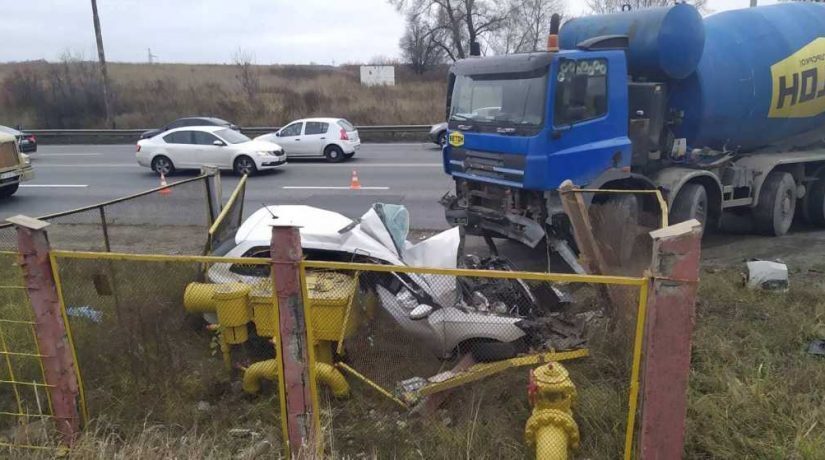 Фото с места аварии