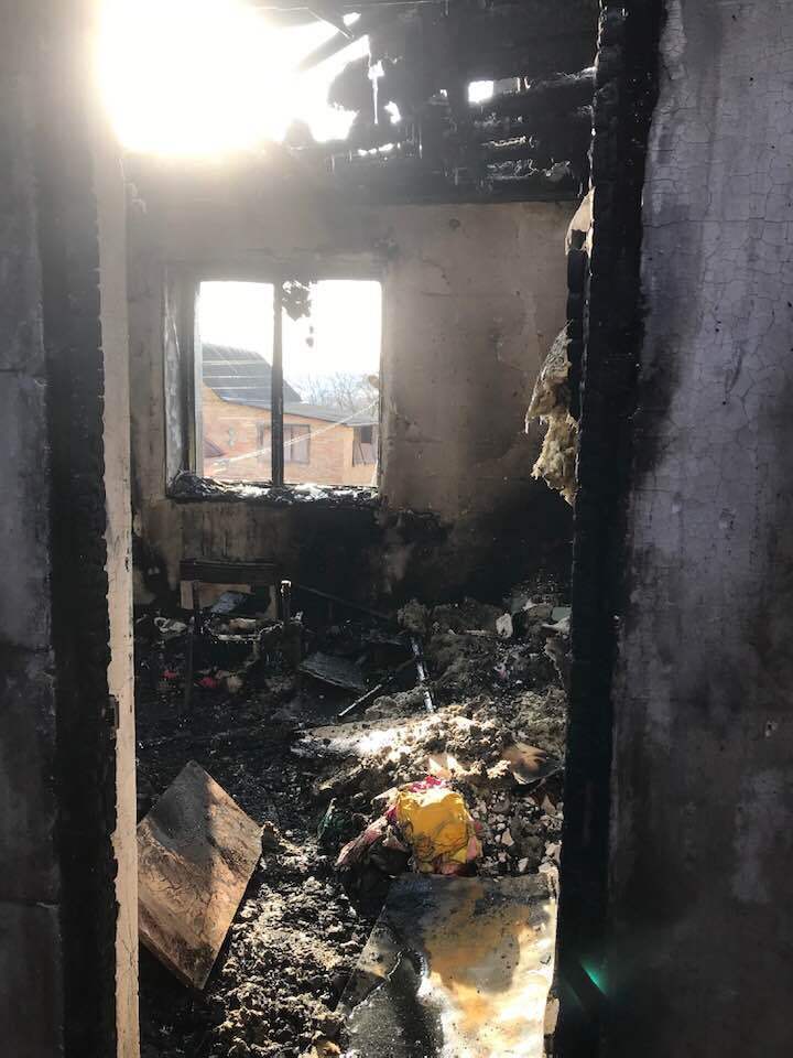 У известного ветерана АТО полностью сгорел дом