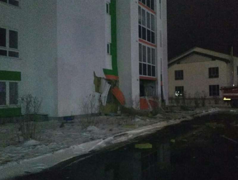 Взрыв произошел на первом этаже dqxikeidqxitkant