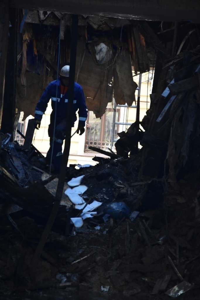 Пожар в Одессе