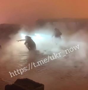 Кипяток залил Ocean Plaza: видео, как люди едва не сварились заживо