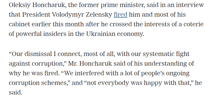 Зеленский оказался под давлением олигархов: Гончарук объяснил причину увольнения dqxikeidqxiqqeant