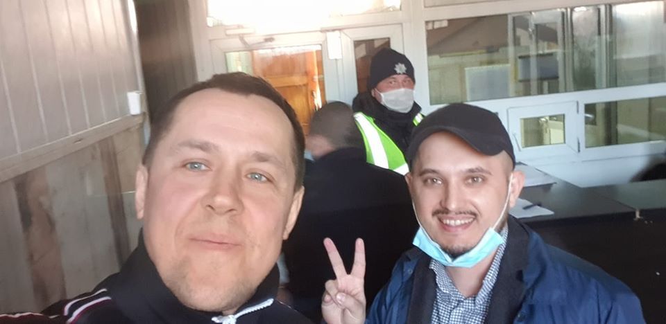 Ковальчук и Бригадир в отделении полиции