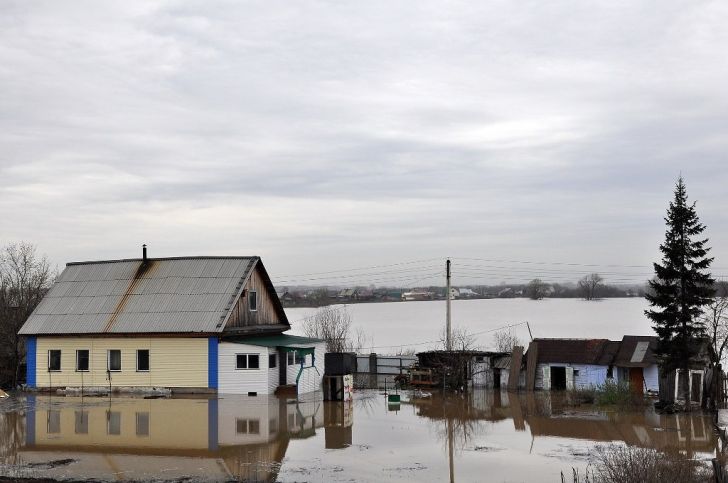 Паводок в Заринске, 26 апреля 2015 года. Фото: Анна Кузнецова.
