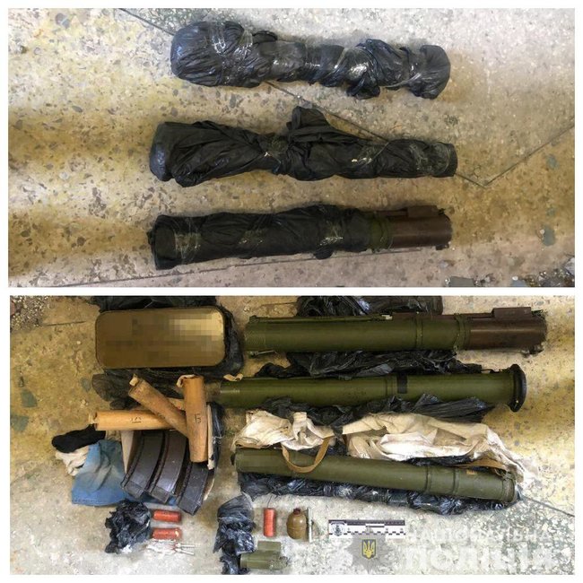 Полицейские и сотрудники СБУ изъяли арсенал оружия и боеприпасов в Одесской области 01 dqxikeidqxiqxxant