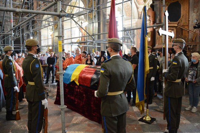 Церемония прощания с Андреем Гергертом прошла во Львове 02 Церемония прощания с Андреем Гергертом прошла во Львове 02