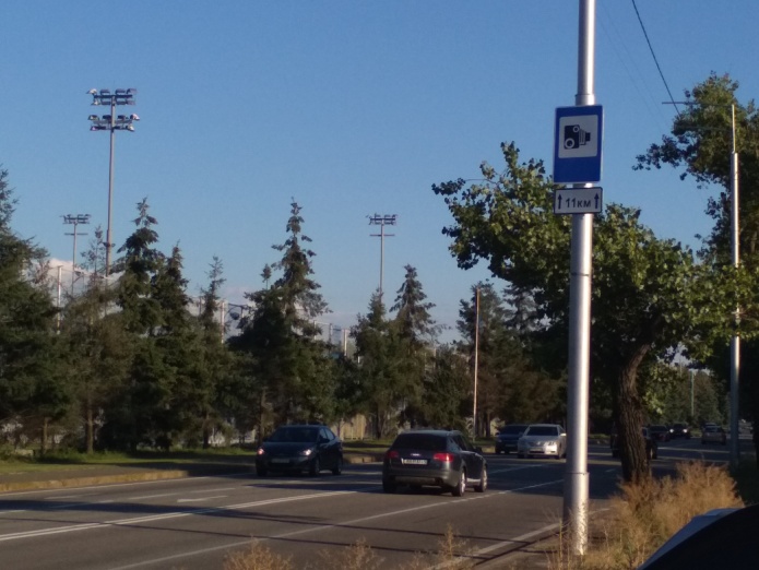 траса, машина, камера