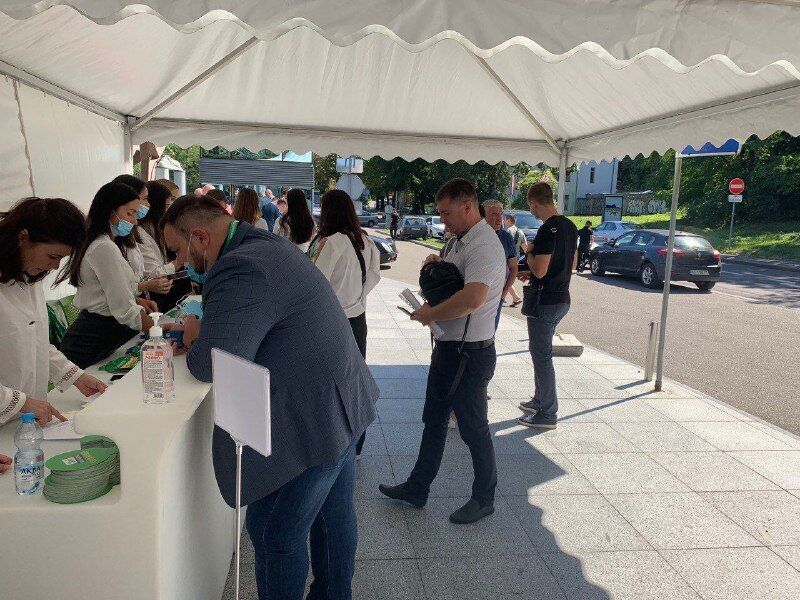 Регистрация на съезд партии