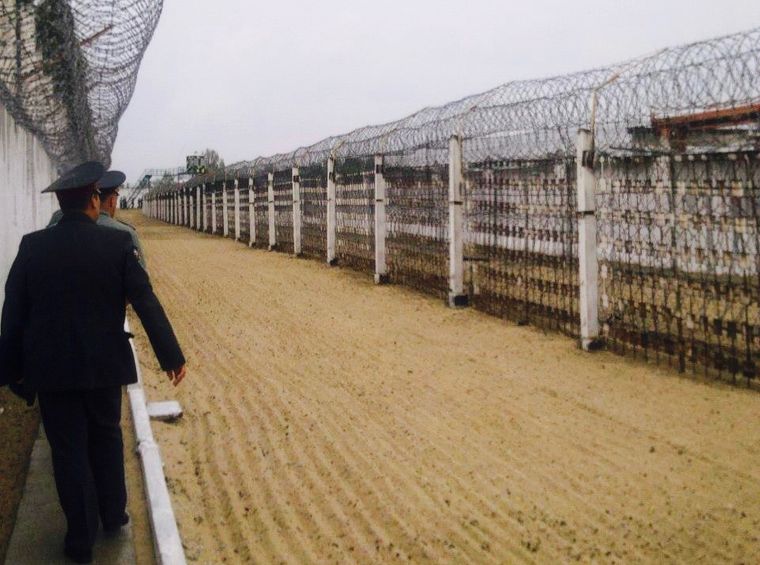 Сотрудники одной из колоний на неподконтрольной территории в 2014 году