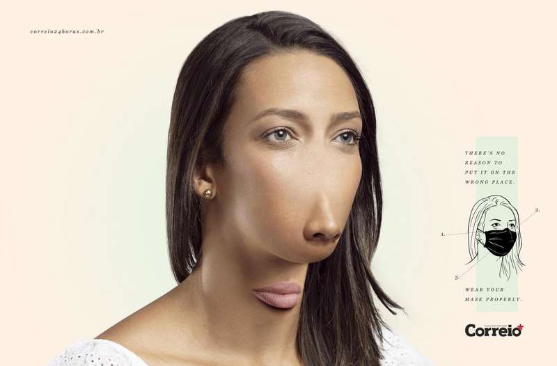 Тим, хто носить маску на підборідді, показали, якими вони мали би бути. ФОТО dqxikeidqxiqqeant