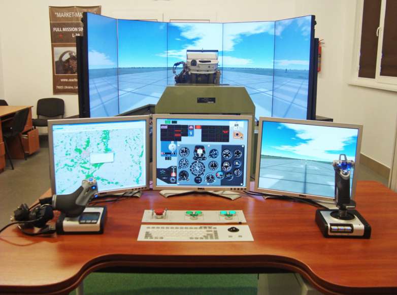 Тренування на землі допоможуть врятувати життя в небі. Симулятор літака Міг-29 виробництва «Маркет-Матс»