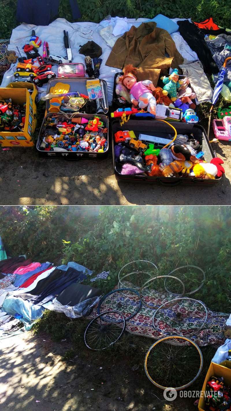 Такой товар предлагают на барахолке старушки