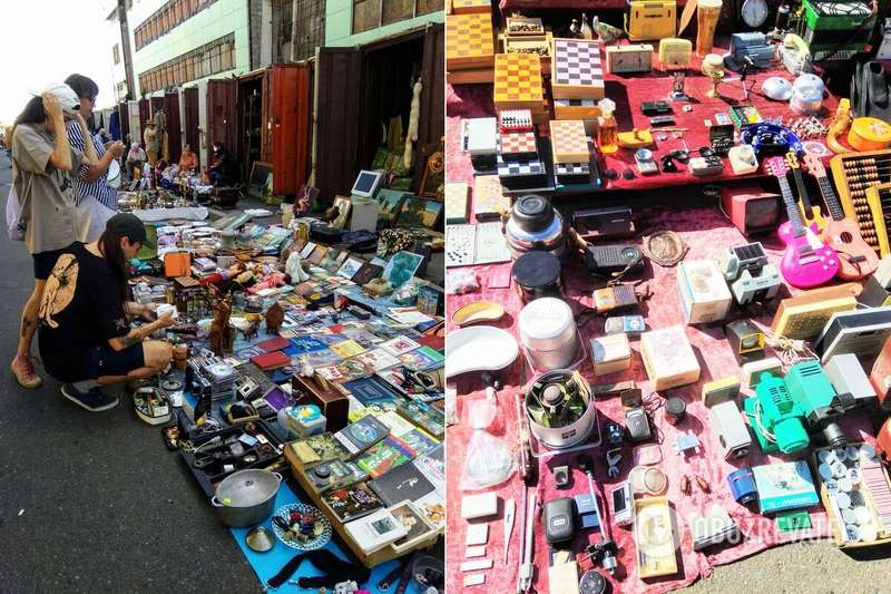 На барахолку за уникальными вещами приходят киевляне и гости столицы – украинцы и иностранцы