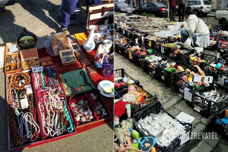 На почайновской барахолке можно найти все – от драгоценного антиквариата до дешевого хлама
