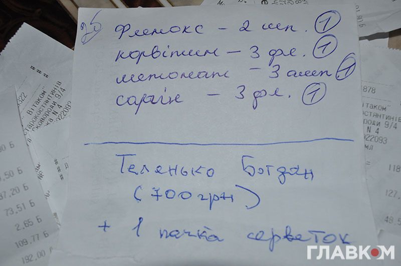 Писатель показал выписанные ему лекарства. dqxikeidqxiqqeant