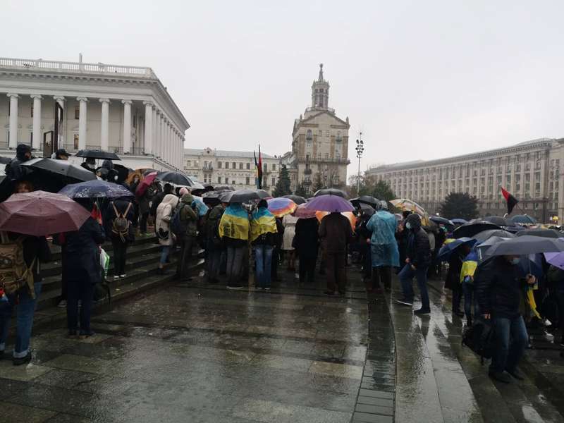 Прощание с ветераном на Майдане. dqxikeidqxitkant