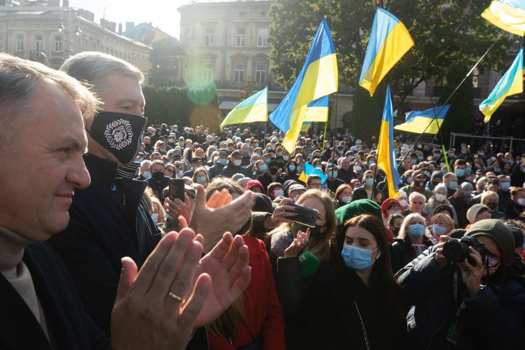 Порошенко на митинге во Львове dqxikeidqxitkant