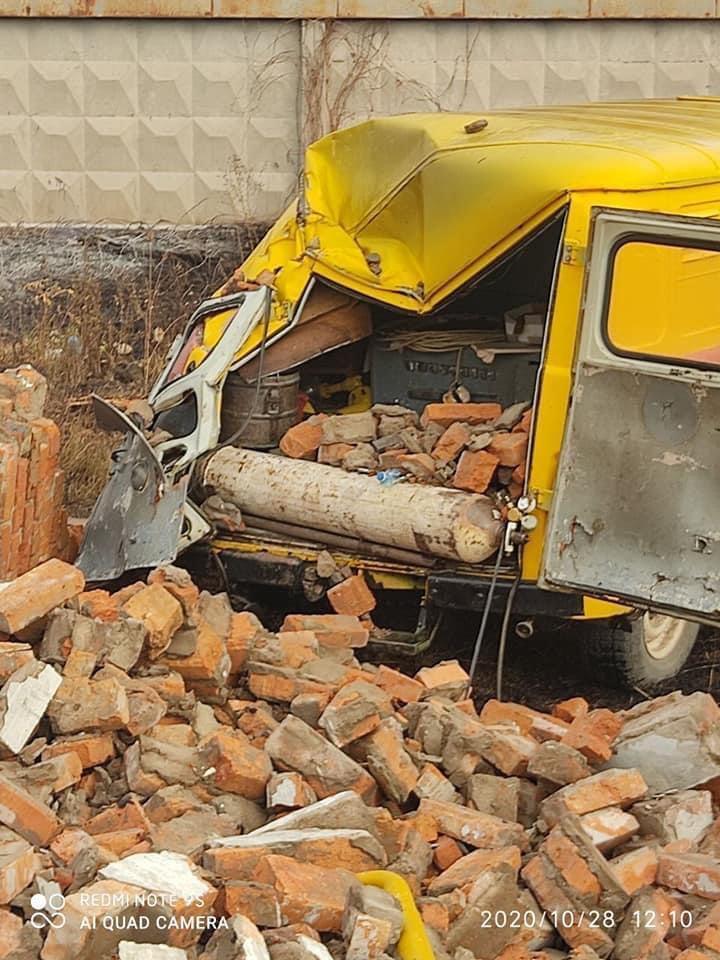 Последствия ЧП на газоперерабатывающей станции.