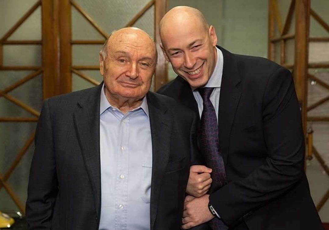 Архивное фото Дмитрия Гордона с Михаилом Жванецким.