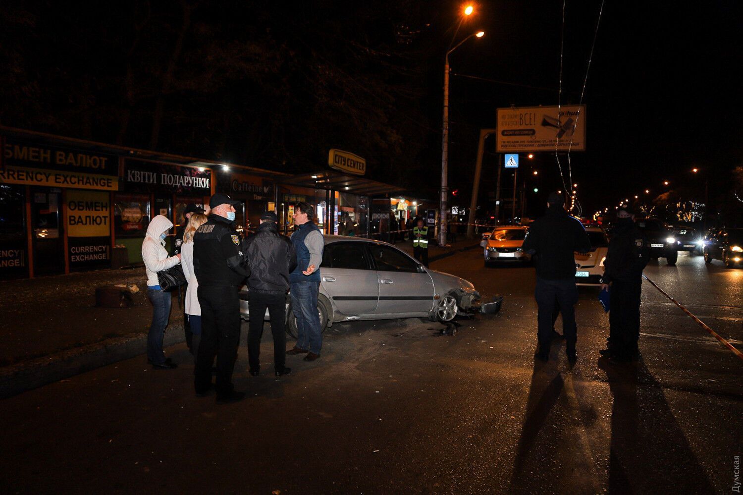 В Одессе произошла авария с пострадавшими