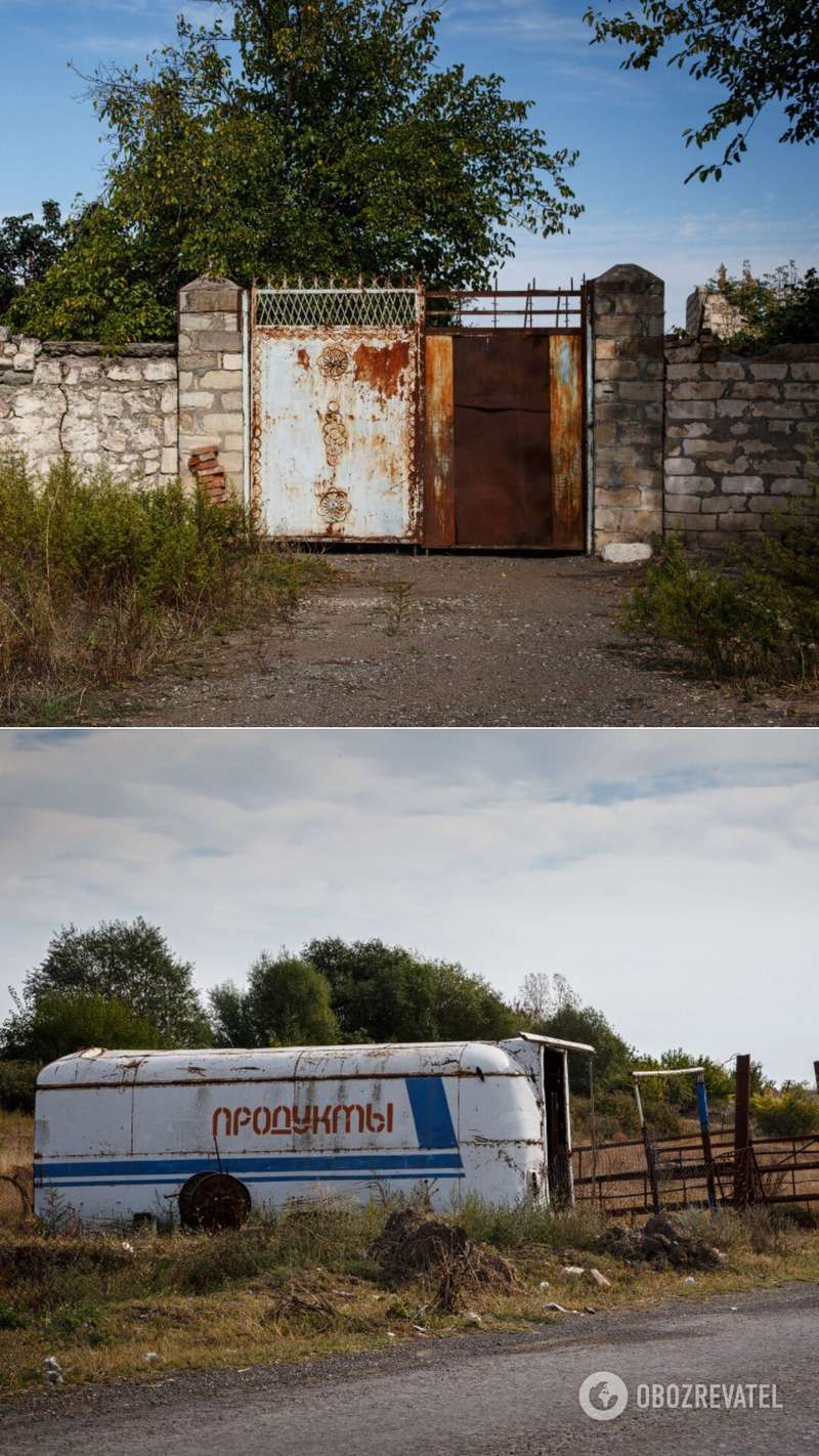 На окраине Агдама расположена большая армянская военная часть, а среди руин постоянно проживает несколько десятков человек, большинство из которых разбирает немногочисленные оставшиеся от домов стены на строительные материалы