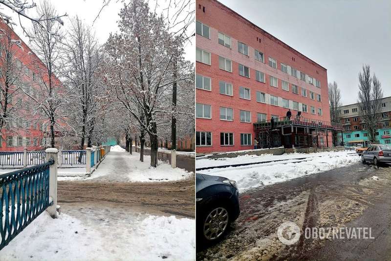 Город на Сумщине неожиданно завалило снегом. Впечатляющие фото