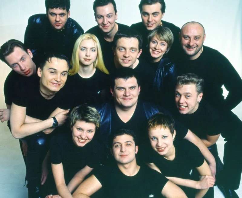 Молодые актеры студии "Квартал 95".