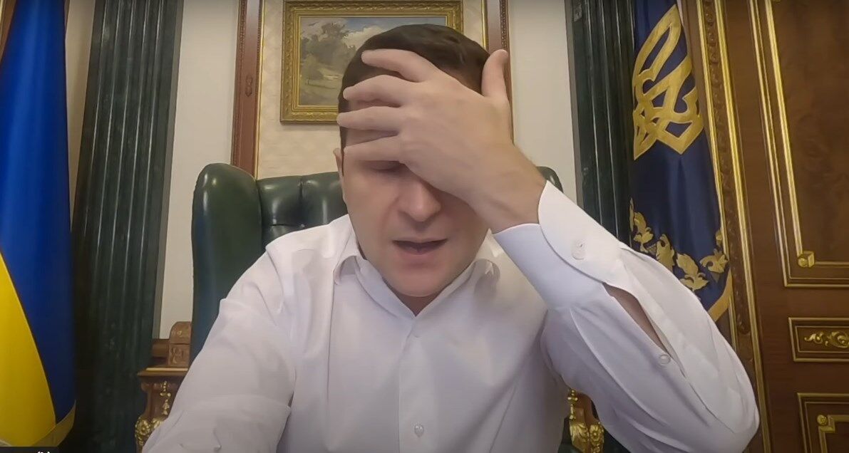 Зеленский показывает, как не нужно носить маски. dqxikeidqxiqqeant