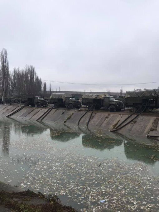 До оккупации жители города получали воду из хранилищ Аянское, Симферопольское и Партизанское