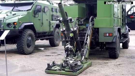 "Смерека" оснащена 120-мм минометом.