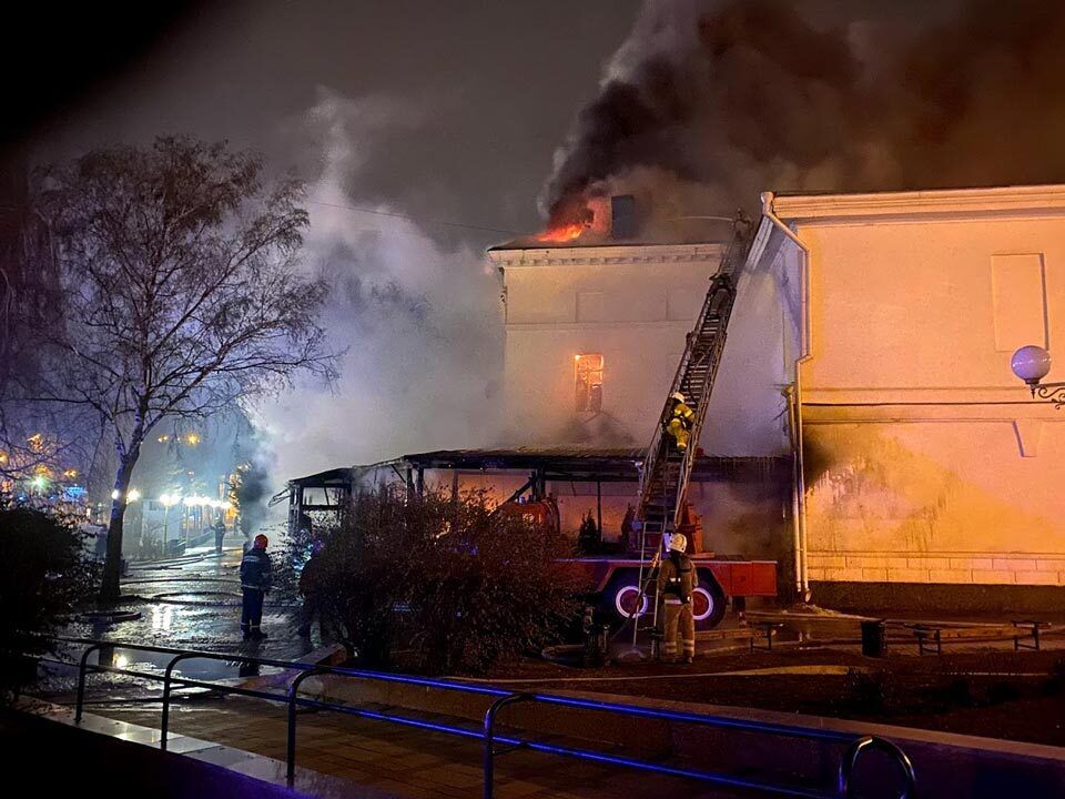 Спасатели на месте ЧП