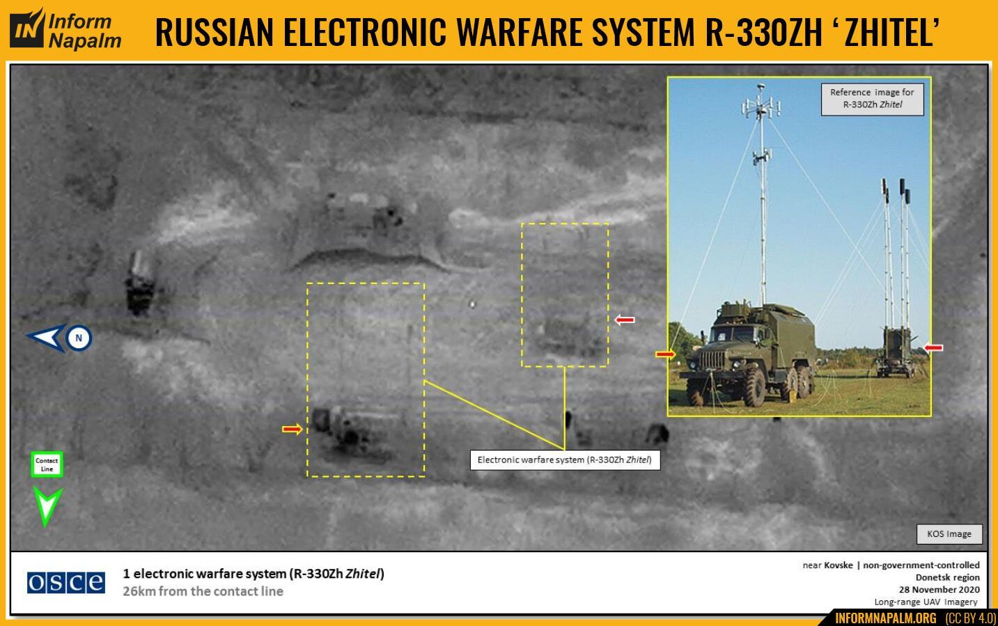 Беспилотник ОБСЕ зафиксировал станцию РЭБ dqxikeidqxiqqeant